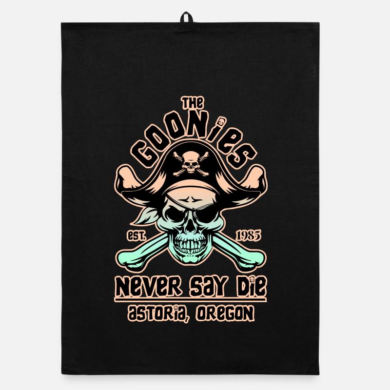THE GOONIES 8 - Torchon bio - noir