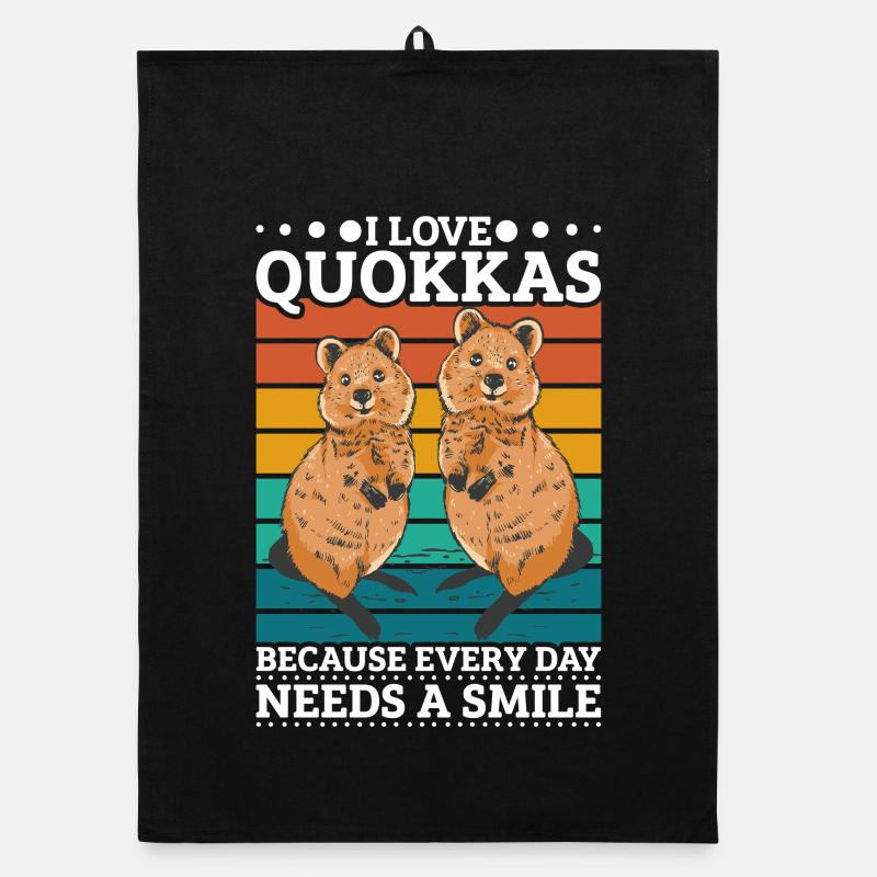 I love quokkas Organic dish towel