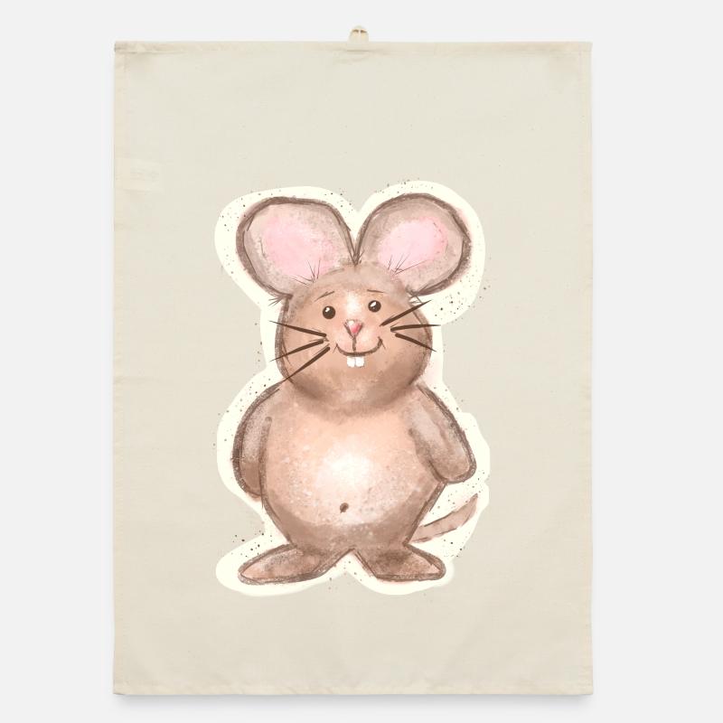 Maus Organic Geschirrtuch