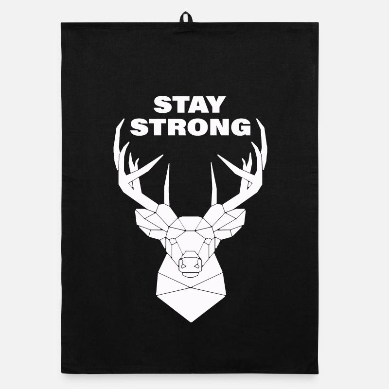 STAY STRONG Organic dish towel
