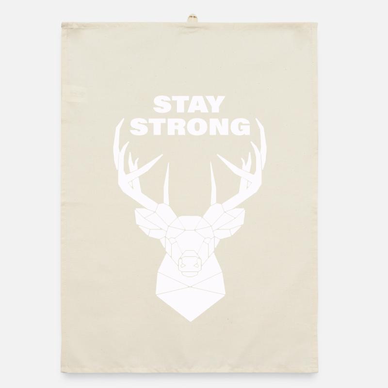 STAY STRONG Organic Geschirrtuch