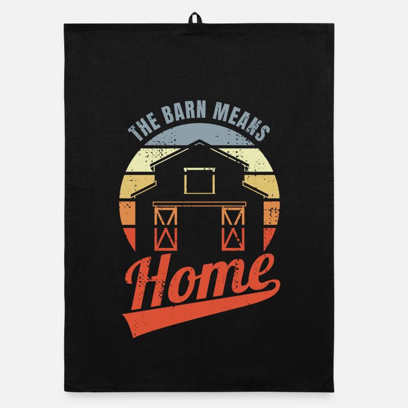 The Barn Means Home Organic dish towel