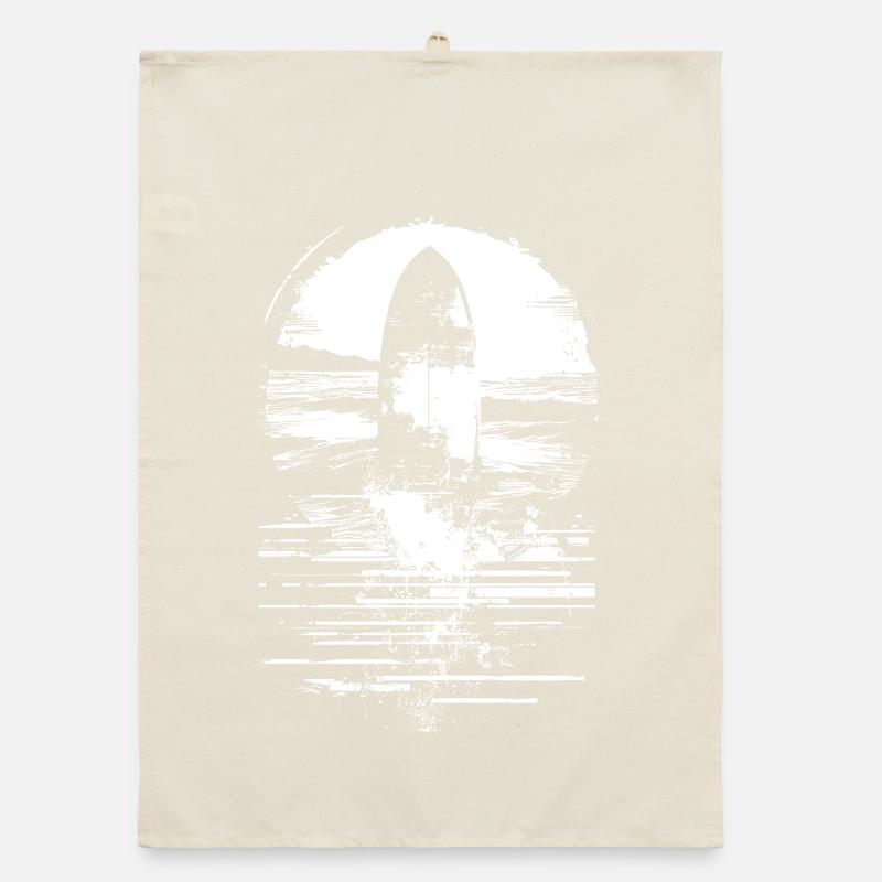 Dessin de planche de surf Torchon bio