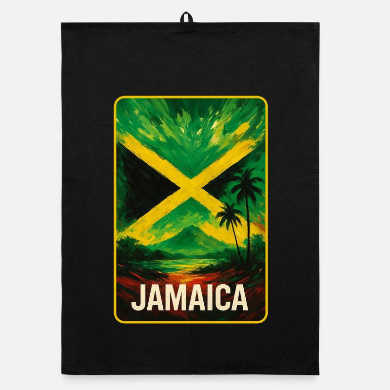 Conception paysagère de la Jamaïque Torchon bio