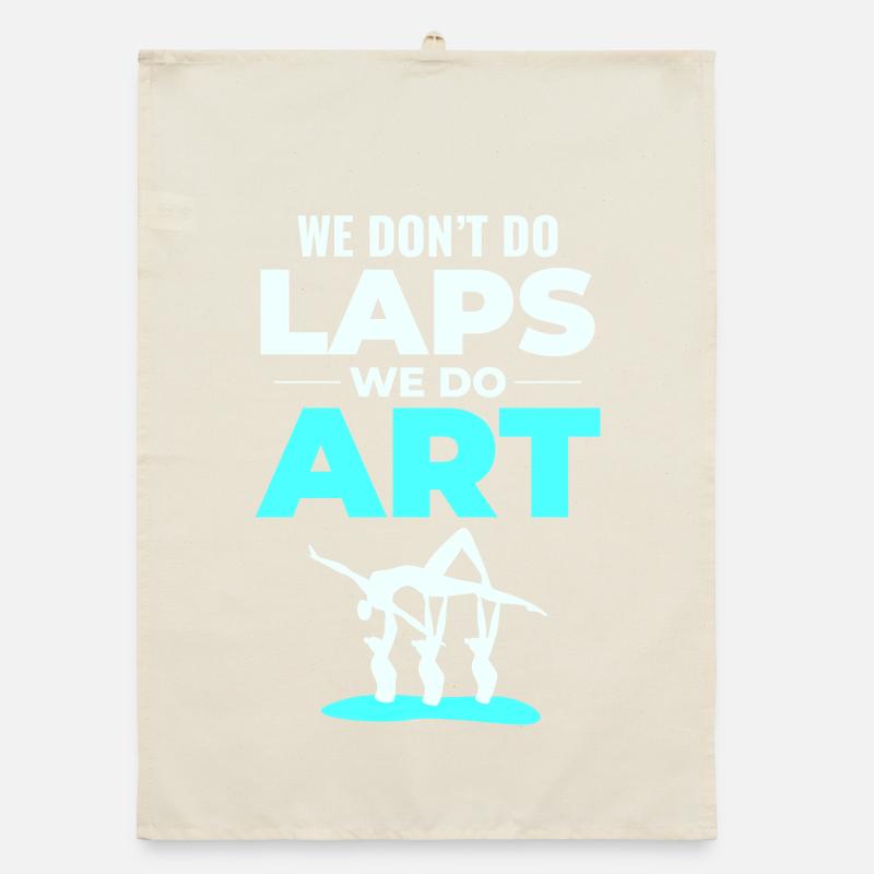 Illustration d'acrobate de danse Natation synchronisée Torchon bio