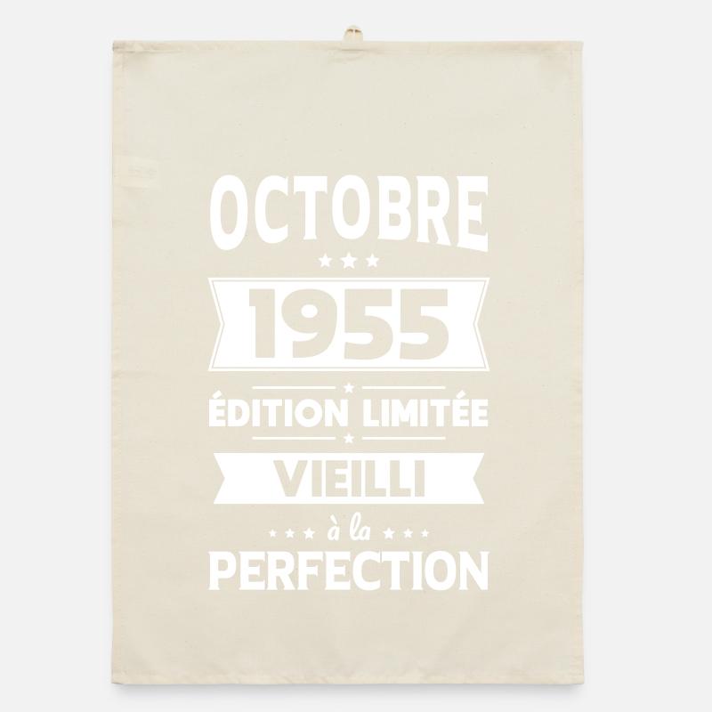 70. Geburtstag - Oktober 1955 Perfektion Organic Geschirrtuch