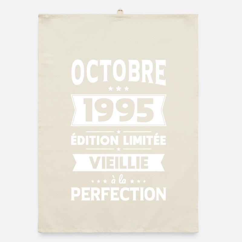 30. Geburtstag - Oktober 1995 Perfektion Organic Geschirrtuch
