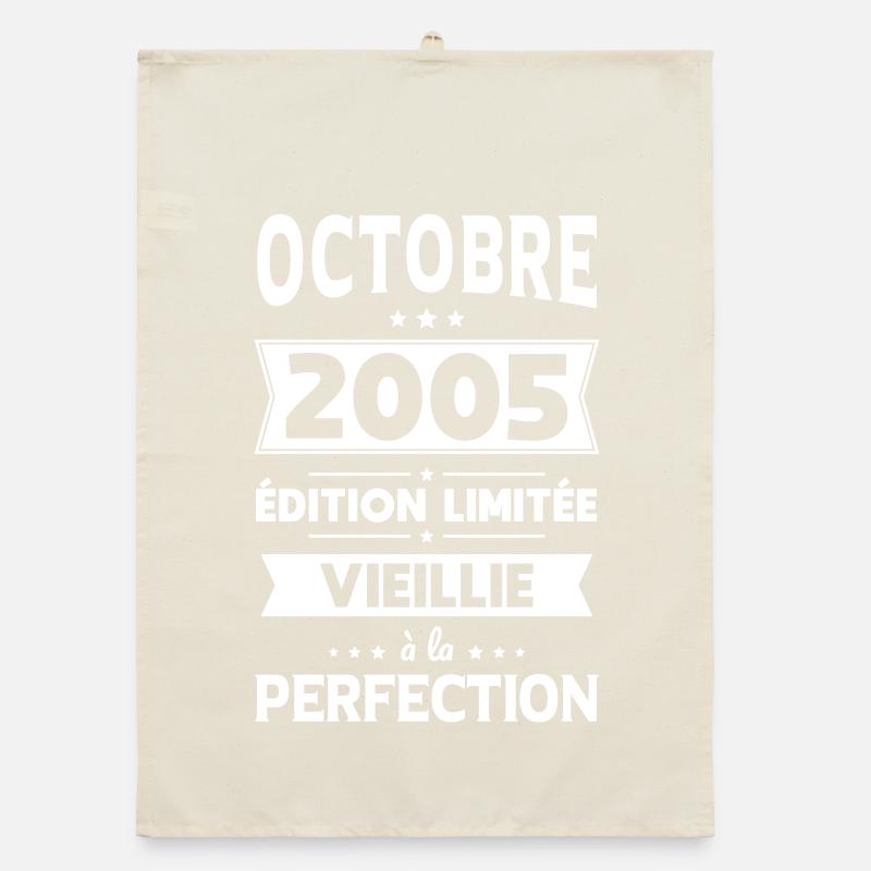 20. Jahrestag - Oktober 2005 Perfektion Organic Geschirrtuch