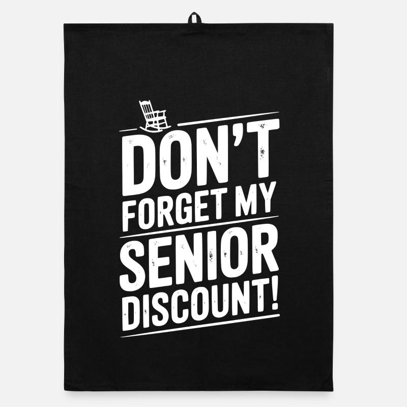 N’oubliez pas ma réduction senior Torchon bio