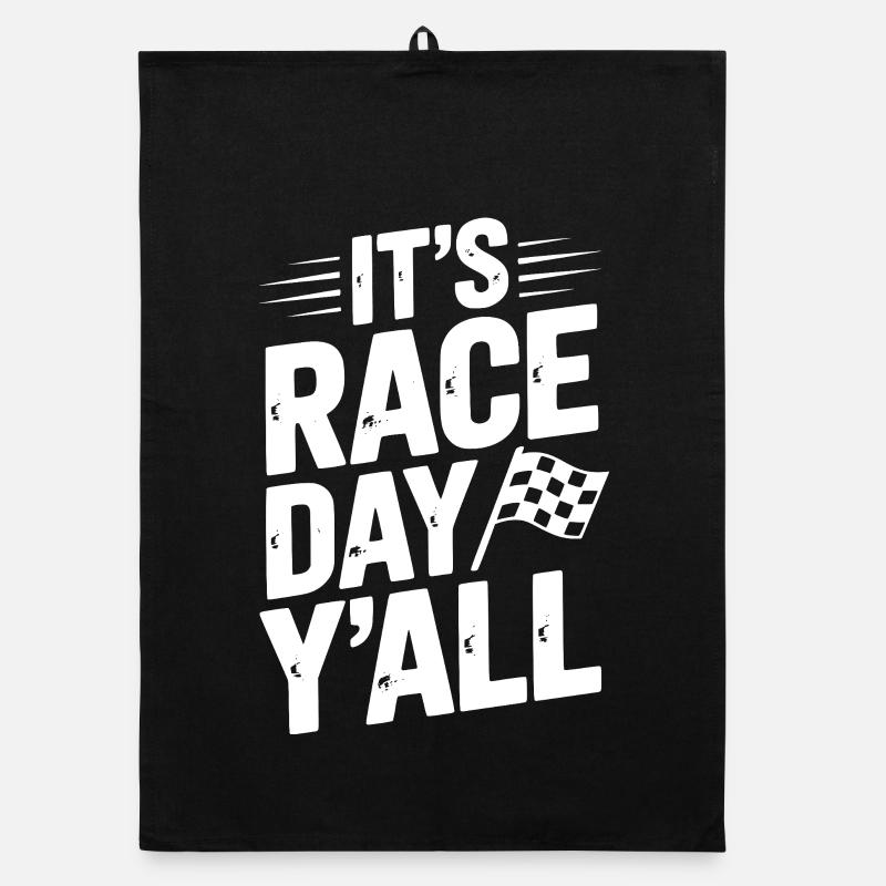 It’s Race Day Y’all Organic dish towel