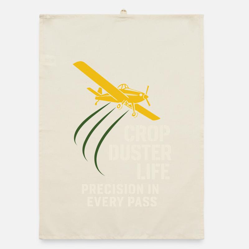 Ländliche Luftfahrt Landwirtschaft Pilotgeschenk Organic Geschirrtuch