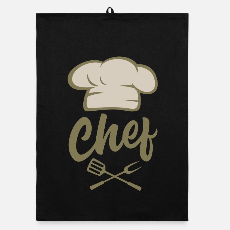 Chef au grill Torchon bio