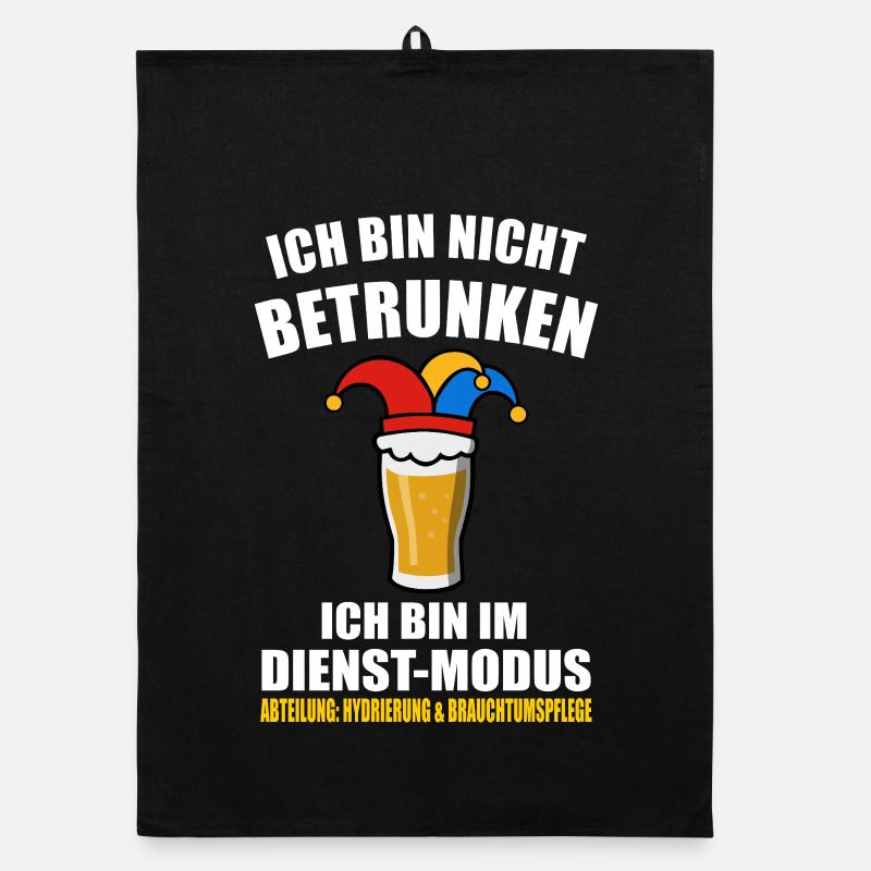 Ich bin nicht betrunken - Karneval Organic Geschirrtuch