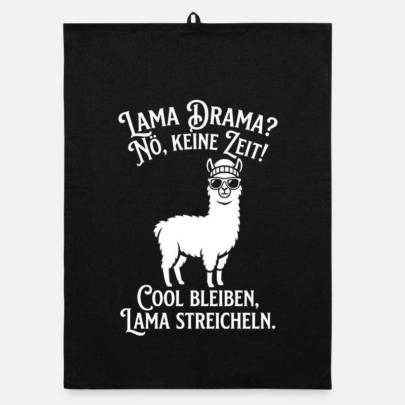 Drama sur les lamas : Pas de temps, reste cool Torchon bio