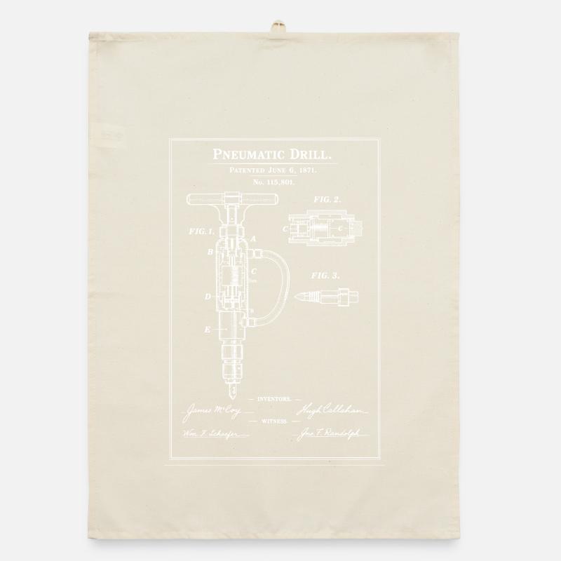 Brevet de plan de perceuse pneumatique Torchon bio