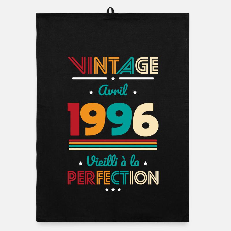 30 Years Anniversary - Vintage - April 1996 Organic dish towel