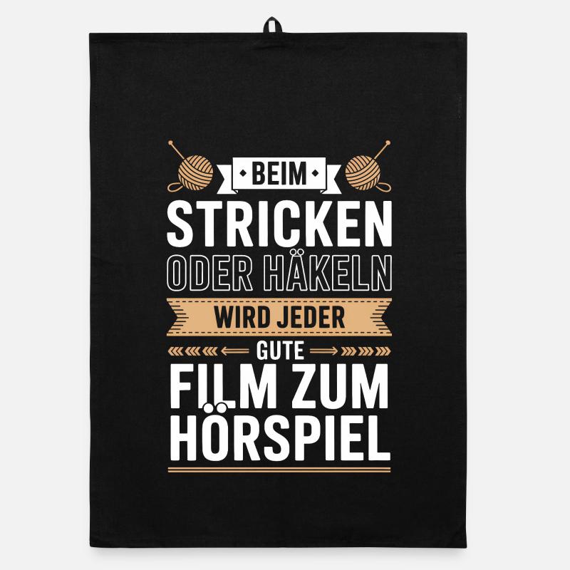 Stitching Film Night Tee Organic dish towel