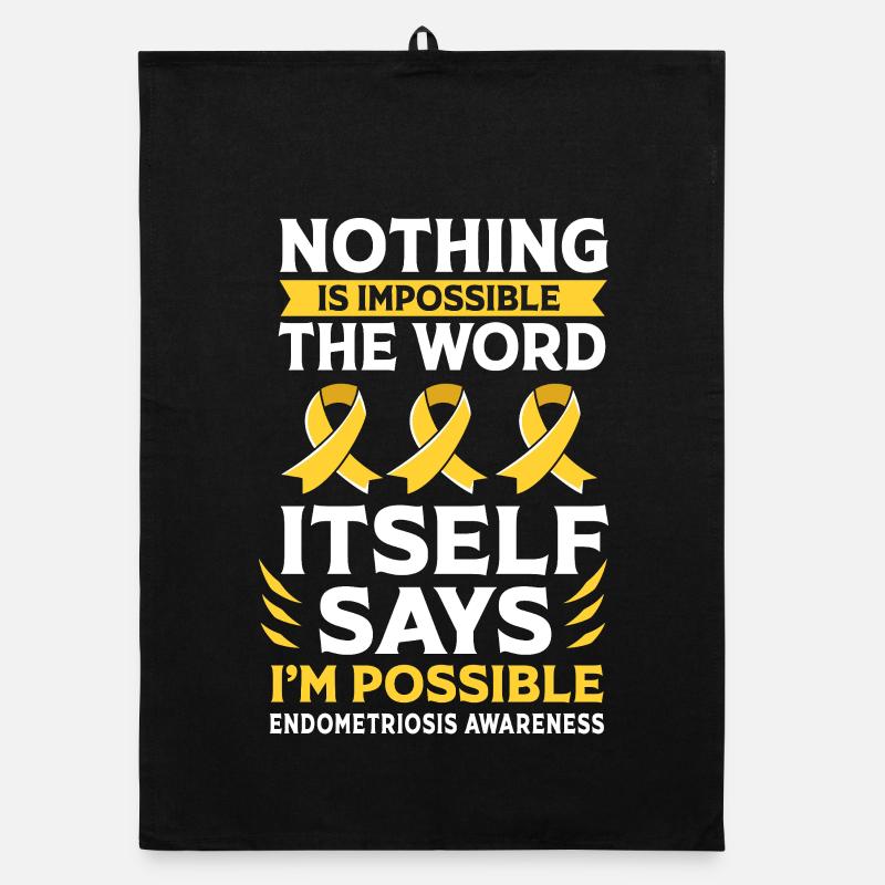 Endometriosis Organic dish towel