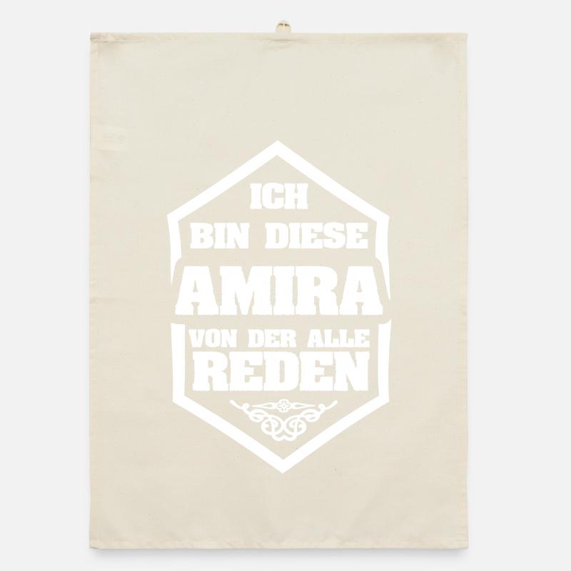 Spruch Amira Organic Geschirrtuch