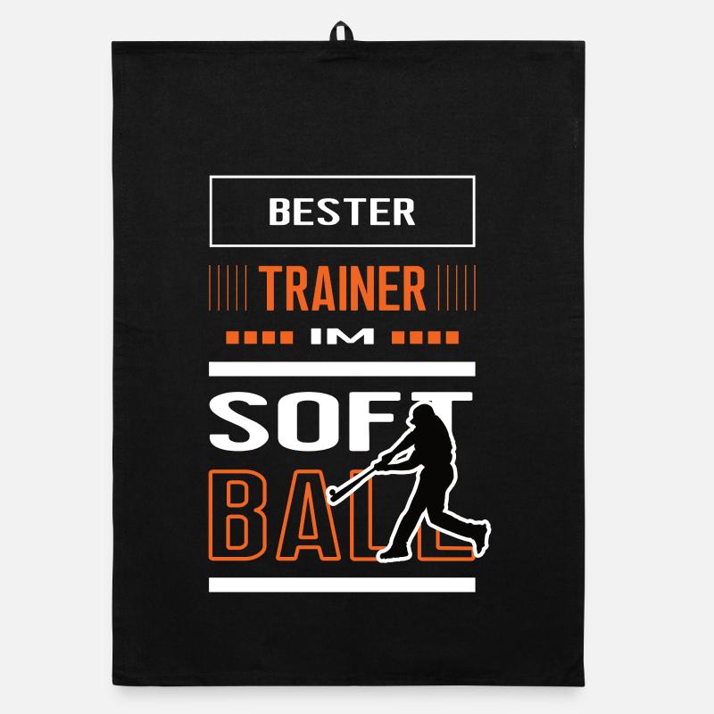 Bester Softball Trainer Softballtrainer Training Organic Geschirrtuch