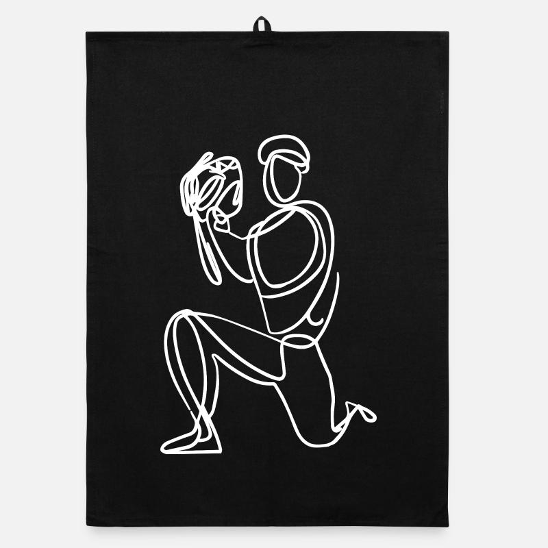 Baseball Sketch Organic dish towel