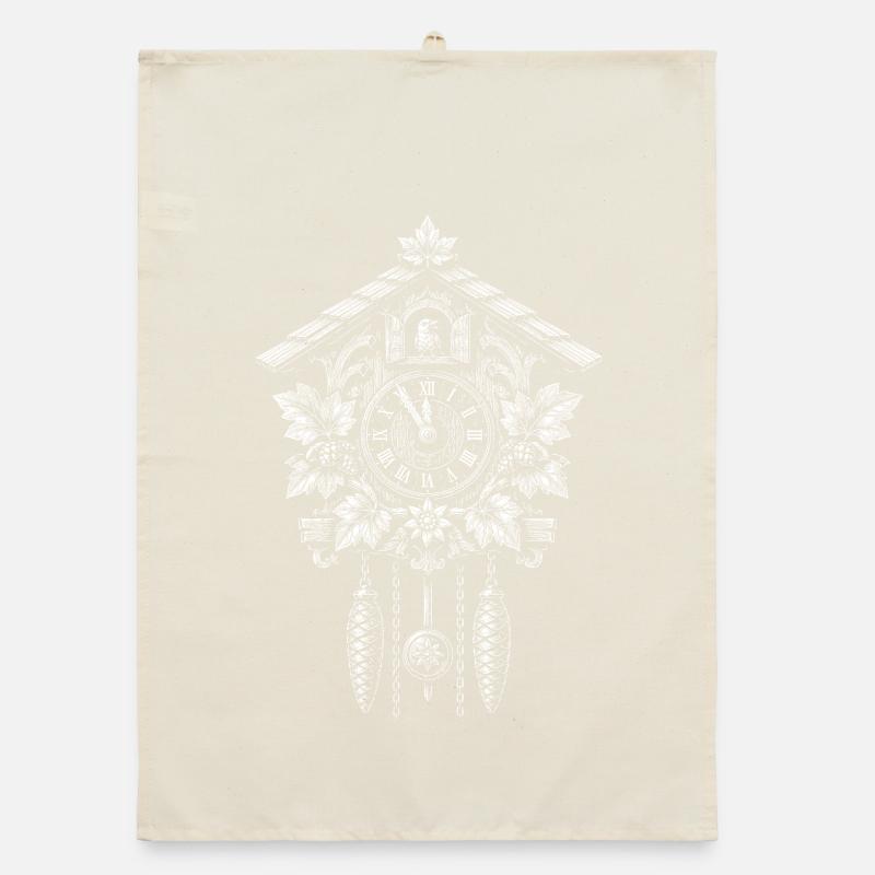 cuckoo clock Organic dish towel