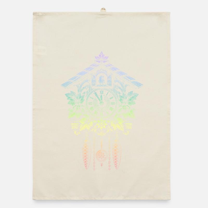 cuckoo clock Organic dish towel