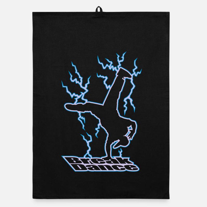 Electric breakdance Organic dish towel