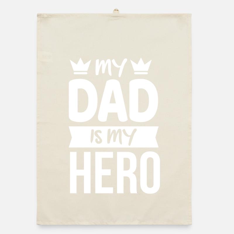 Dad Father Organic dish towel