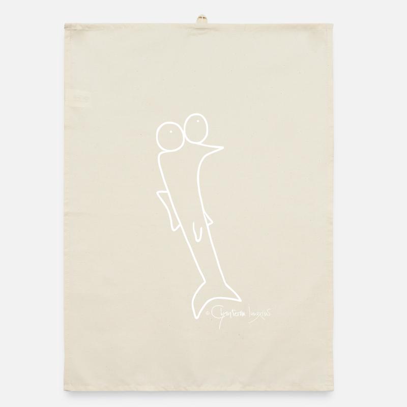 Roach - Piscis Rutilus Organic dish towel