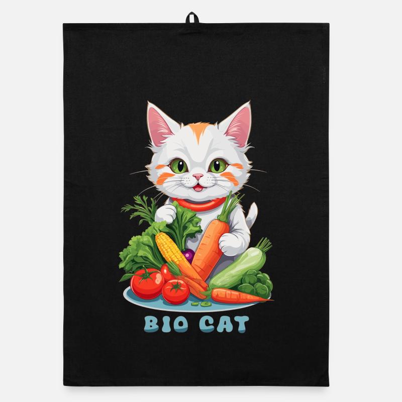 Bio Katze Organic Geschirrtuch