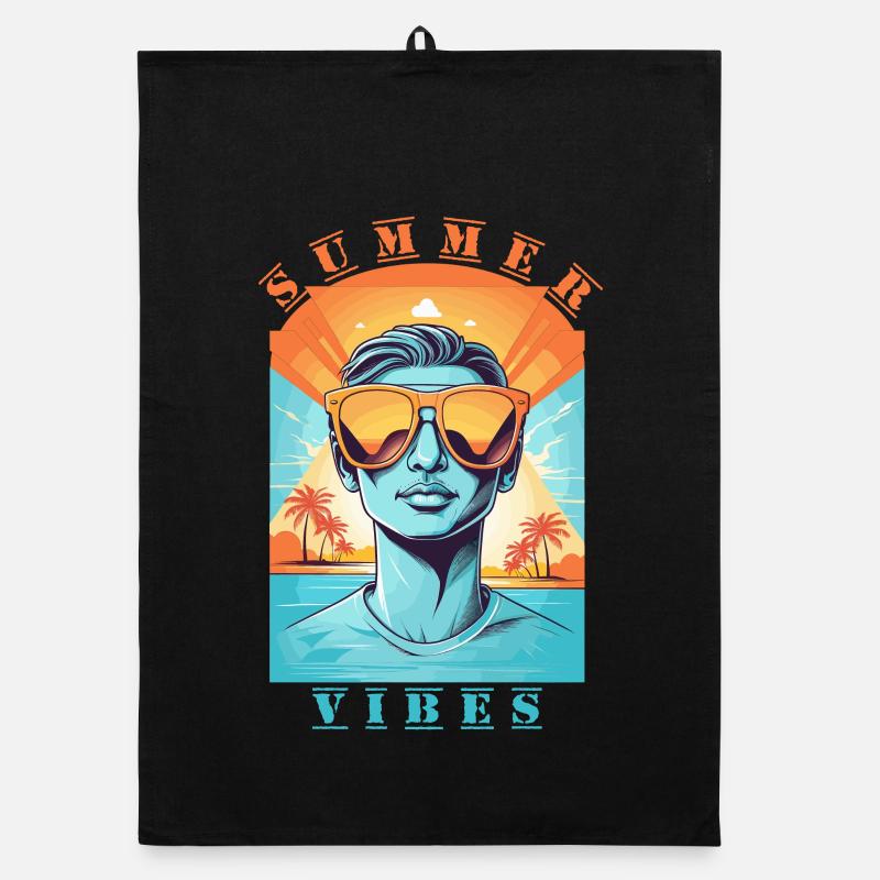 Coole Hipster Organic Geschirrtuch