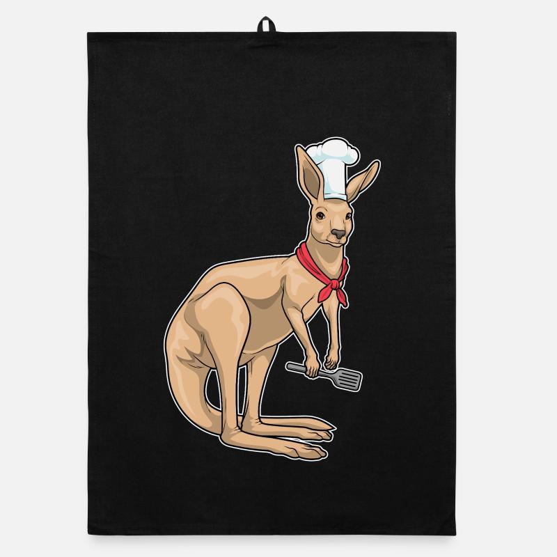 Kangourou Cuisinier Spatule Cuisson Torchon bio