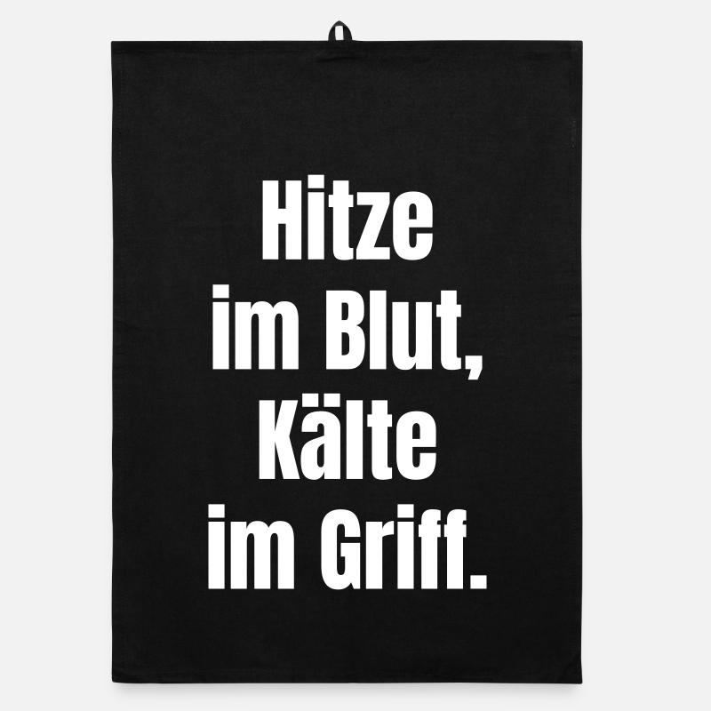 Hitze im Blut, Kälte im Griff. Organic Geschirrtuch