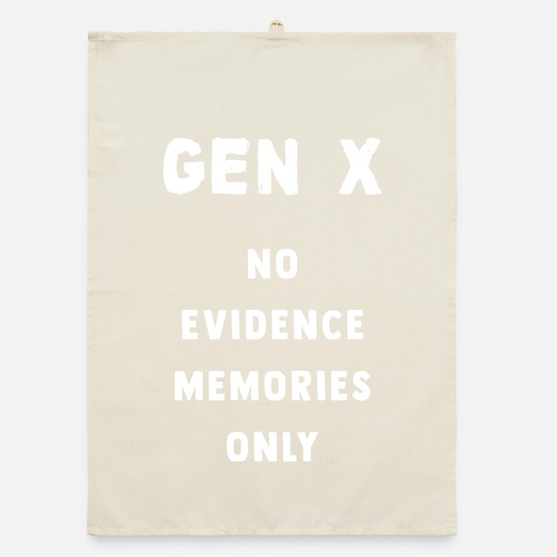 Souvenirs de la génération X : aucune preuve Torchon bio