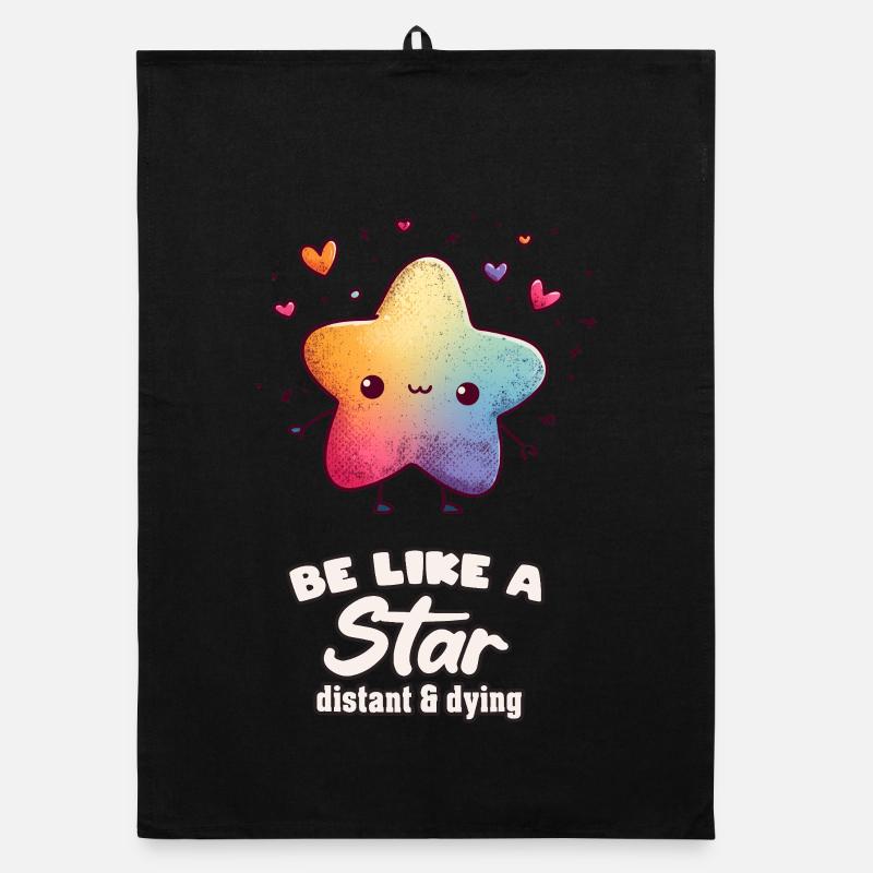 Be Like a Star Organic Geschirrtuch
