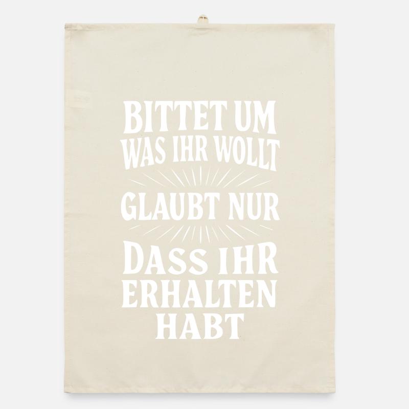 Demande ce que tu veux Torchon bio