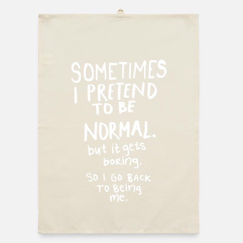 Awesome – Normal Is Boring Organic dish towel