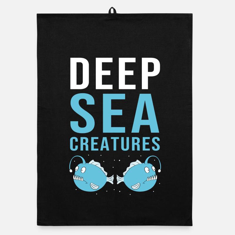 Anglerfisch Organic Geschirrtuch