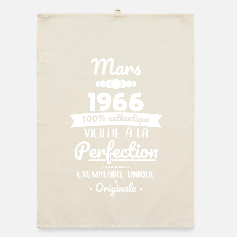 60th Anniversary - March 1966 Original Organic dish towel
