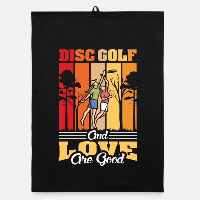 Disc Golf Geschenke Discgolf Organic Geschirrtuch