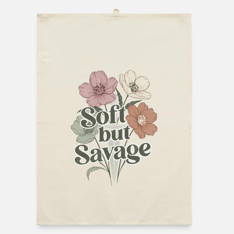 Soft but Savage Organic dish towel
