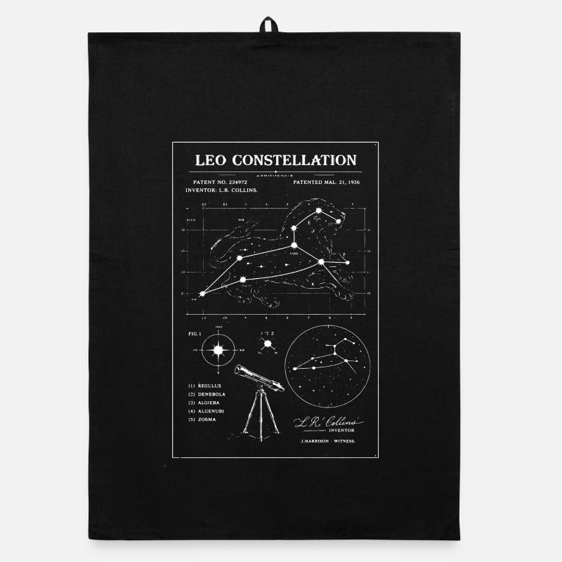 Plan de la constellation du Lion Torchon bio