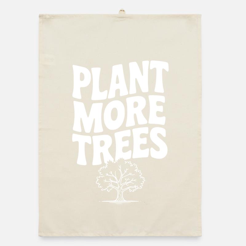 Plant More Trees Organic dish towel