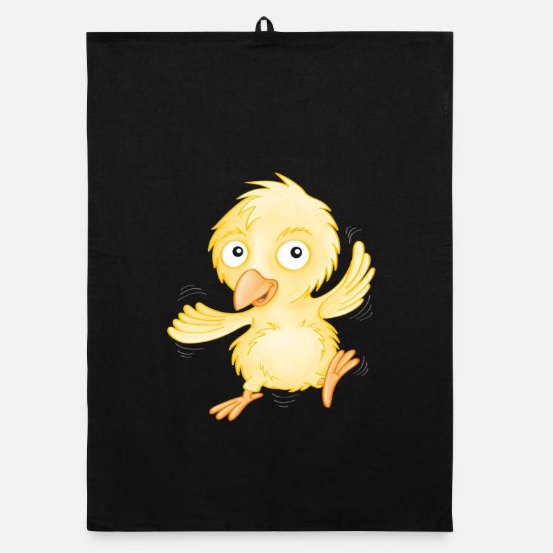 fröhliches Küken Organic Geschirrtuch