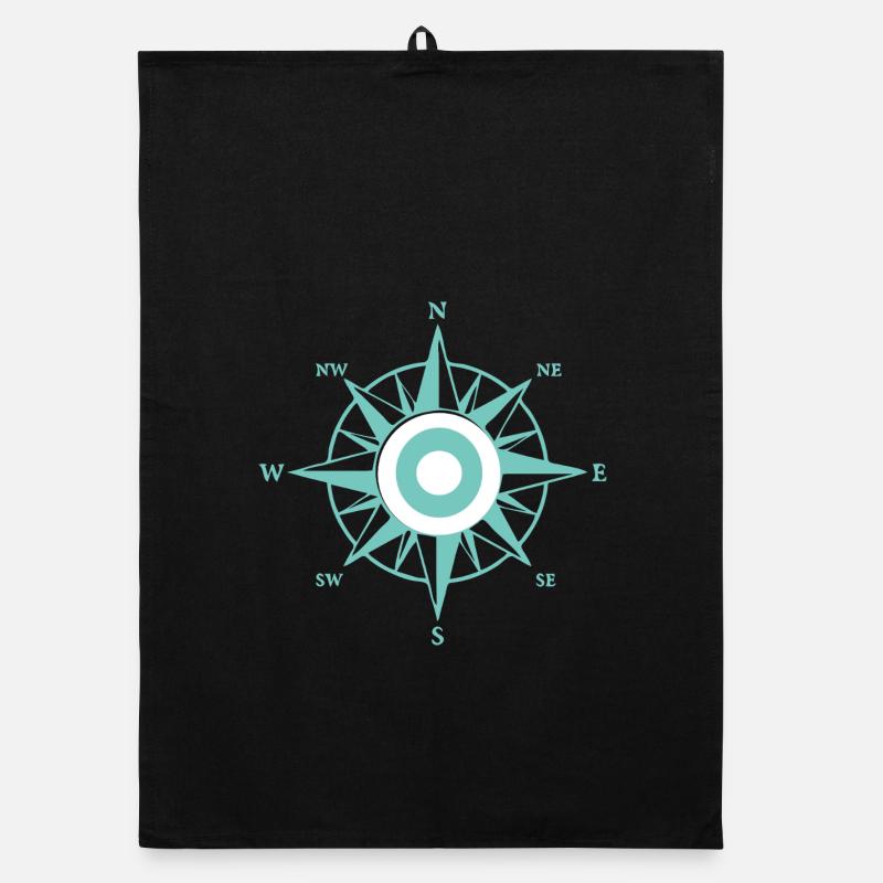 Nautical star Organic dish towel