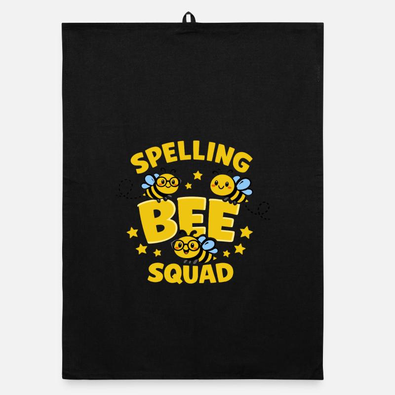 Spelling Bee Squad Humour École Abeille Torchon bio