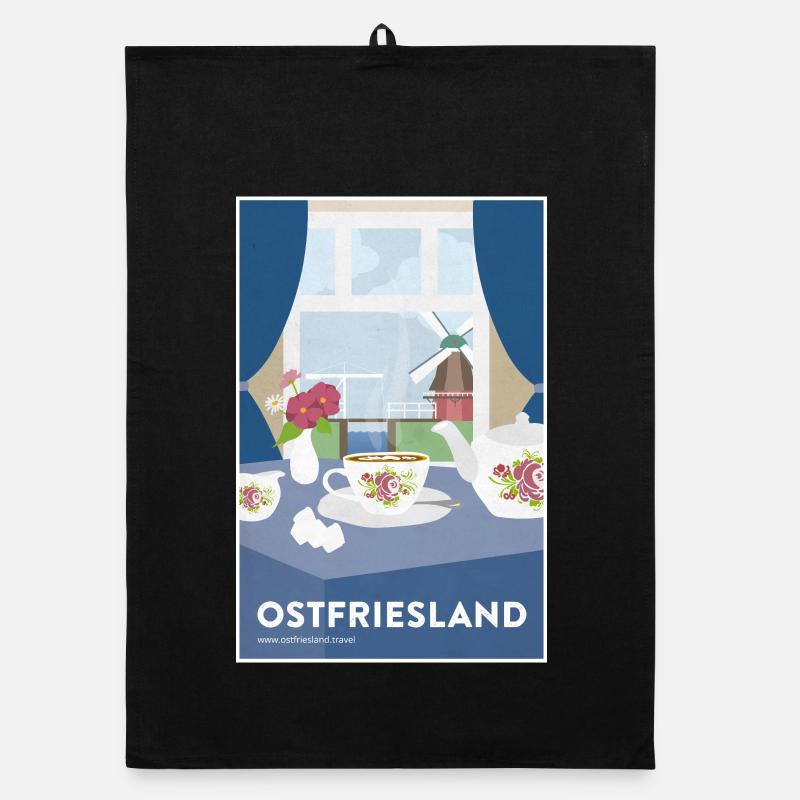 Ostfriesland Vintage - Tee und Mühle Organic Geschirrtuch