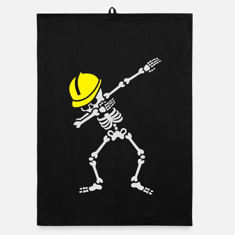 Dab skeleton dabbing construction worker enginer Torchon bio