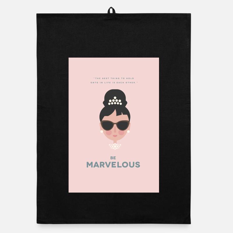 Audrey Hepburn Organic dish towel